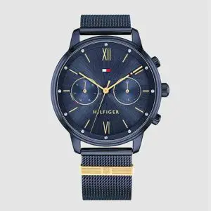 Tommy Hilfiger Women’s Quartz Stainless Steel Blue Dial 38mm Watch 1782305