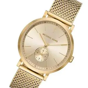 Michael Kors Men’s Quartz Stainless Steel Gold Dial 42mm Watch MK8741