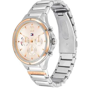 Tommy Hilfiger Women’s Quartz Stainless Steel Pink Dial 38mm Watch 1782279