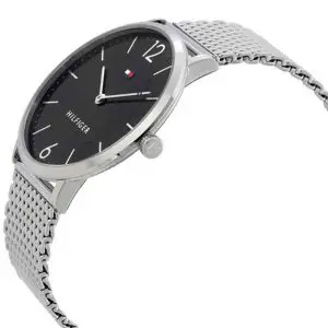Tommy Hilfiger Men’s Quartz Stainless Steel Black Dial 40mm Watch 1710355