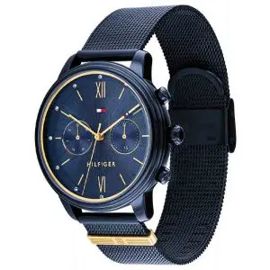 Tommy Hilfiger Women’s Quartz Stainless Steel Blue Dial 38mm Watch 1782305