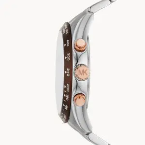 Michael Kors Men’s Quartz Stainless Steel Black Dial 45mm Watch MK8913