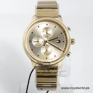Tommy Hilfiger Women’s Quartz Stainless Steel Gold Dial 38mm Watch 1781905