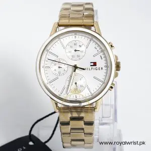 Tommy Hilfiger Women’s Quartz Stainless Steel Silver Dial 40mm Watch 1781786