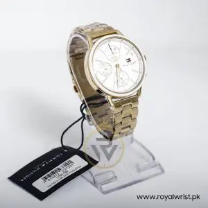 Tommy Hilfiger Women’s Quartz Stainless Steel Silver Dial 40mm Watch 1781786