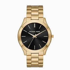 Michael Kors Men’s Quartz Stainless Steel Black Dial 44mm Watch MK8621