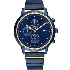Tommy Hilfiger Women’s Quartz Stainless Steel Blue Dial 38mm Watch 1781893