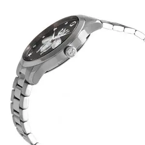 Gucci Women’s Quartz Stainless Steel Swiss Made Black Dial 38mm Watch YA1264136