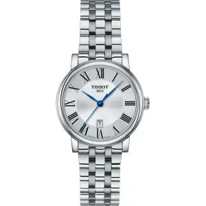 Tissot Women’s Quartz Swiss Made Stainless Steel Silver Dial 30mm Watch T122.210.11.033.00