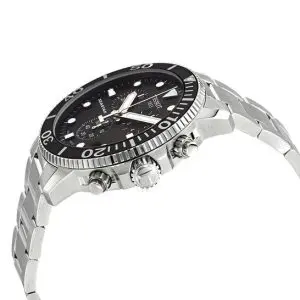 TISSOT Men’s Quartz Swiss Made Stainless Steel Black Dial 45mm Watch T120.417.11.051.00