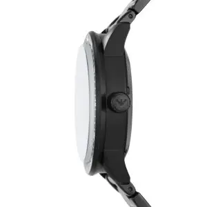 Emporio Armani Men’s Automatic Stainless Steel Black Dial 43mm Watch AR60054