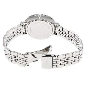 Fossil Women’s Quartz Silver Stainless Steel Silver Dial 36mm Watch ES3545