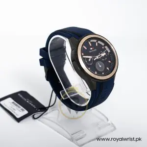 Tommy Hilfiger Men’s Quartz Blue Silicone Strap Blue Dial 44mm Watch 1791860