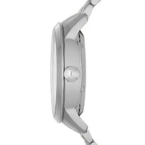 Fossil Men’s Automatic Silver Stainless Steel Black Dial 44mm Watch ME1135