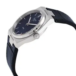TISSOT Men’s Quartz Swiss Made Blue Leather Strap Blue Dial 40mm Watch T137.410.16.041.00