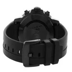 TISSOT Men’s Quartz Swiss Made Black Silicone Strap Black Dial 45mm Watch T120.417.37.051.02