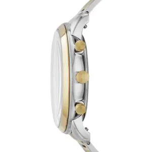 Fossil Men’s Quartz Two-tone Stainless Steel Blue Dial 44mm Watch FS5706
