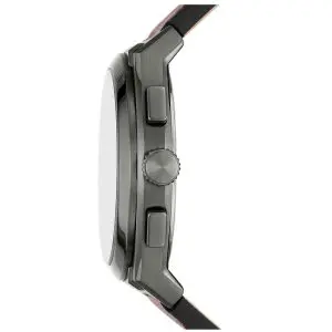 Fossil Men’s Quartz Brown Leather Strap Grey Dial 42mm Watch FS5799