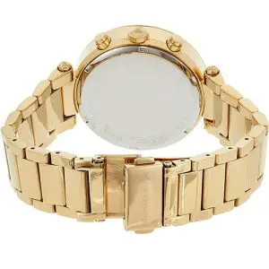 Michael Kors Women’s Quartz Gold Stainless Steel Crystal Pave Dial 39mm Watch MK5856