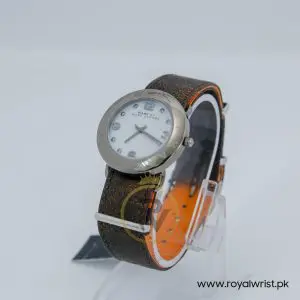 Marc by Marc Jacobs Women’s Quartz Brown Leather Strap White Dial 36mm Watch MBM1223