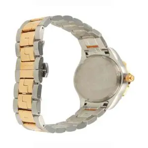 Versace Women’s Quartz Swiss Made Two-tone Stainless Steel Silver Dial 35mm Watch V12030015