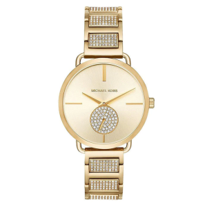 Michael Kors Women’s Quartz Gold Stainless Steel Gold Dial 36mm Watch MK3852 (Without Tag)