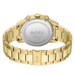 Hugo Boss Men’s Quartz Gold Stainless Steel Green Dial 44mm Watch 1513923