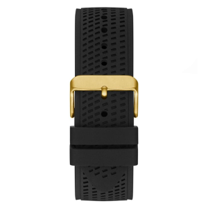 Guess Men’s Quartz Black Silicone Strap Black Dial 46mm Watch GW0333G2