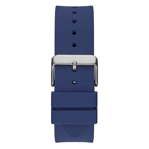 Guess Men’s Quartz Blue Silicone Strap Blue Dial 43mm Watch GW0203G7