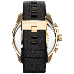 Diesel Men’s Quartz Black Leather Strap Black Dial 51mm Watch DZ4344