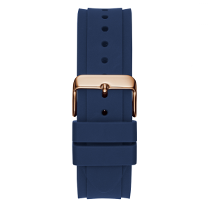 Guess Men’s Quartz Blue Silicone Strap Blue Dial 45mm Watch GW0060G3
