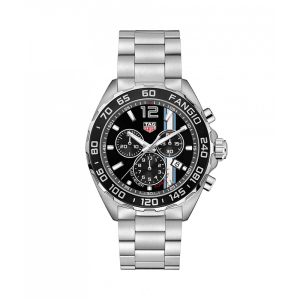 Tag Heuer Formula 1 Men’s Quartz Swiss Made Silver Stainless Steel Black Dial 43mm Watch CAZ101H.BA0842