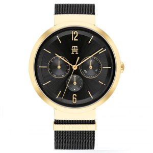 Tommy Hilfiger Women’s Quartz Black Stainless Steel Black Dial 40mm Watch 1782540