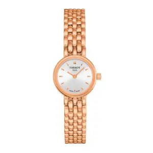Tissot Women’s Quartz Swiss Made Rose Gold Stainless Steel Silver Dial 20mm Watch T058.009.33.031.01