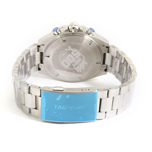 Tag Heuer Men’s Quartz Silver Stainless Steel Black Dial 43mm Watch CAZ101V.BA0842