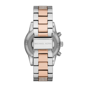 Michael Kors Women’s Quartz Two-tone Stainless Steel Silver Dial 37mm Watch MK6651
