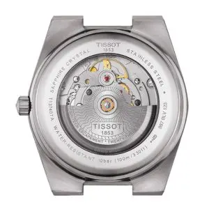 TISSOT Men’s Swiss Made Powermatic Silver Stainless Steel Black Dial 40mm Watch T137.407.11.051.00