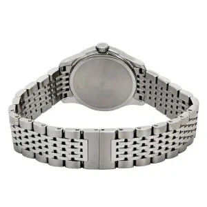 Gucci Women’s Swiss Made Quartz Silver Stainless Steel White Mother of Pearl Dial 27mm Watch YA126506