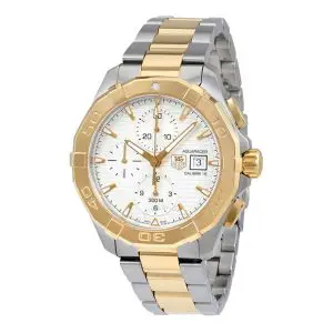 Tag Heuer Aquaracer Men’s Automatic Swiss Made Two-tone Stainless Steel Grey Dial 43mm Watch CAY2121.BB0923
