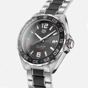 Tag Heuer Men’s Automatic Swiss Made Two-tone Stainless Steel Grey Dial 43mm Watch WAZ2011.BA0843