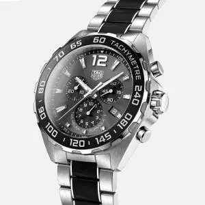 Tag Heuer Men’s Quartz Swiss Made Two-tone Stainless Steel Grey Dial 43mm Watch CAZ1011.BA0843