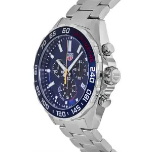 Tag Heuer Aquaracer Men’s Quartz Swiss Made Silver Stainless Steel Blue Dial 43mm Watch CAZ101AK.BA0842