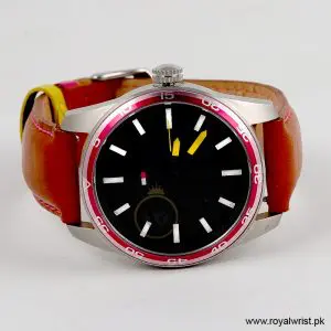 Alternative view of Tommy Hilfiger Women’s Quartz Brown Leather Strap Black Dial 42mm Watch 1781326
