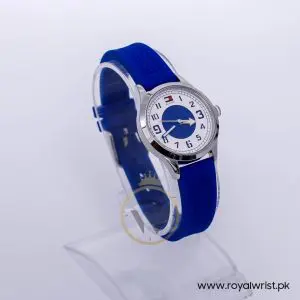 Tommy Hilfiger Women’s Quartz Blue Silicone Strap White Blue Dial 30mm Watch 1781117