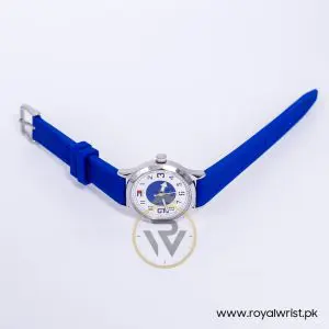 Tommy Hilfiger Women’s Quartz Blue Silicone Strap White Blue Dial 30mm Watch 1781117