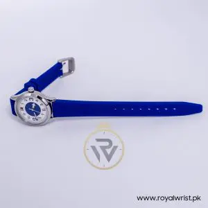 Tommy Hilfiger Women’s Quartz Blue Silicone Strap White Blue Dial 30mm Watch 1781117