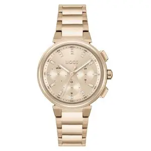 Hugo Boss Women’s Quartz Rose Gold Stainless Steel Rose Gold Dial 38mm Watch 1502678
