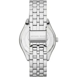 Michael Kors Women’s Quartz Silver Stainless Steel White Dial 38mm Watch MK4708