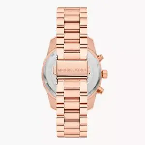 Michael Kors Women’s Quartz Rose Gold Stainless Steel Pink Mother Of Pearl Dial 38mm Watch MK7242