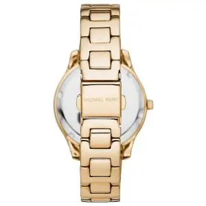Michael Kors Women’s Quartz Gold Stainless Steel White Dial 36mm Watch MK4555